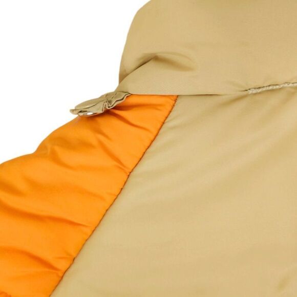 Puffy Puffer Parka Jacket Vintage 70s Brown Orange Mens Size Small - Picture 4 of 7